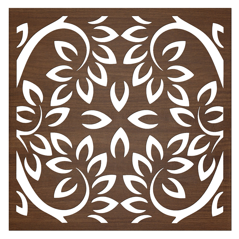Mennyezeti kazettás dekorpanel, ágak, 595x595 mm, 3 mm HDF - Dió
