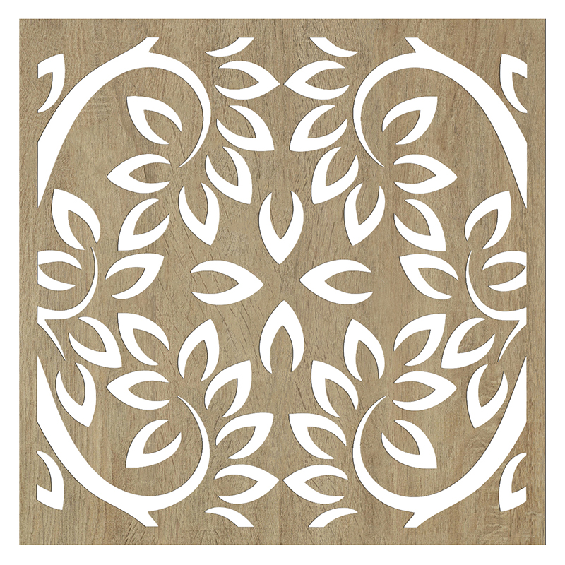 Mennyezeti kazettás dekorpanel, ágak, 595x595 mm, 3 mm HDF - Sonoma tölgy