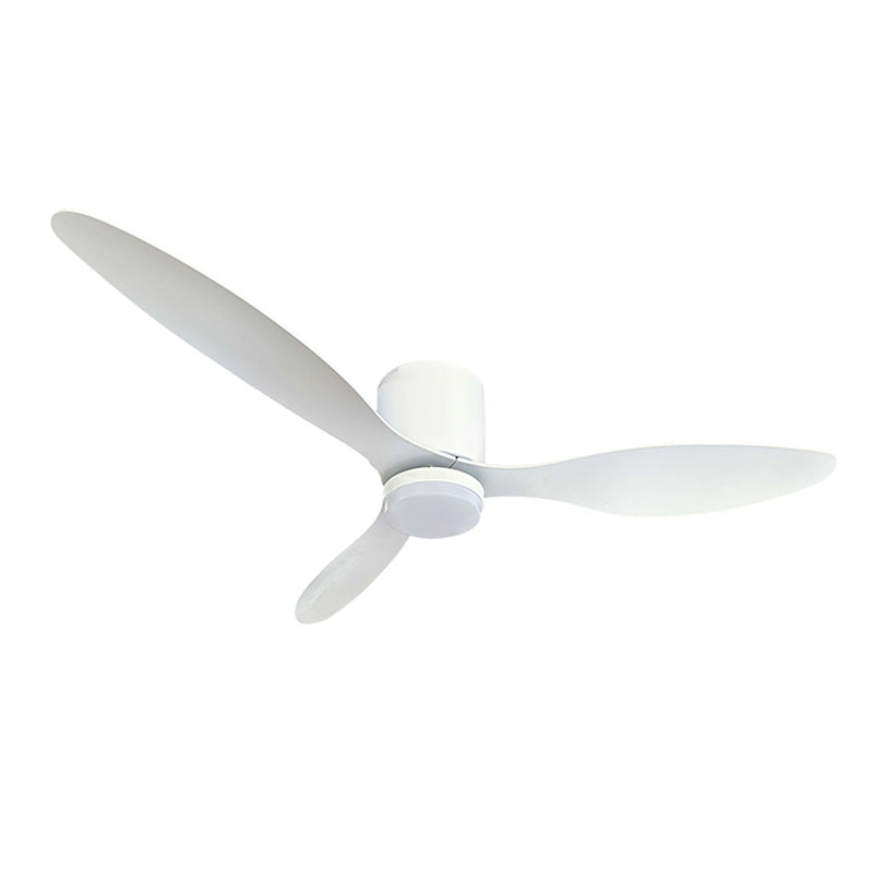 Mennyezeti ventilátor és lámpa, 3 lapát (18W/1440lm) CCT, távirányítóval, fehér
