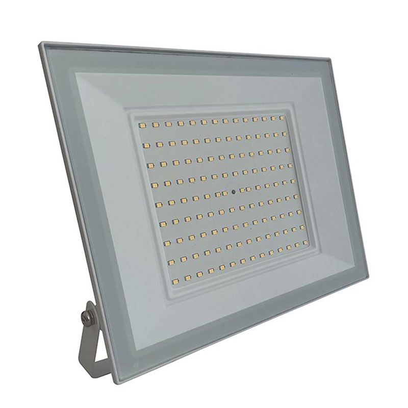 SMD LED reflektor, fehér ház (100W/8150lm) - hideg fehér