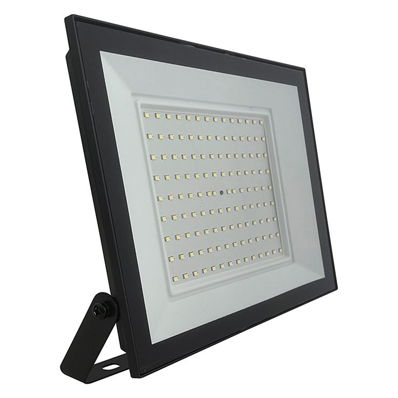 SMD LED reflektor, fekete ház (100W/8150lm) - hideg fehér