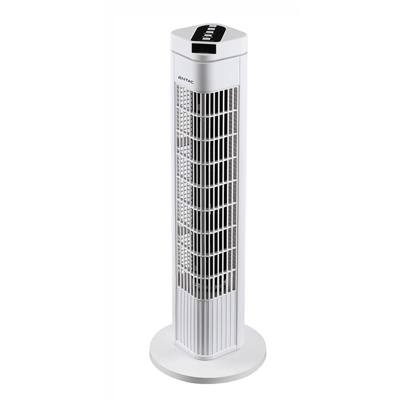 Torony ventilátor fehér színben (73 cm -50W), távirányítóval