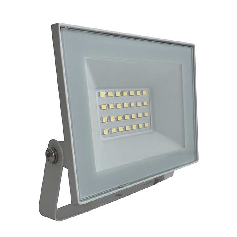 SMD LED reflektor, fehér ház (20W/1510lm) - hideg fehér