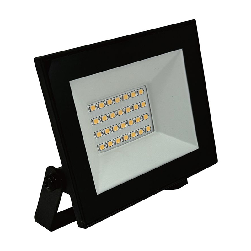 SMD LED reflektor, fekete ház (20W/1510lm) - hideg fehér
