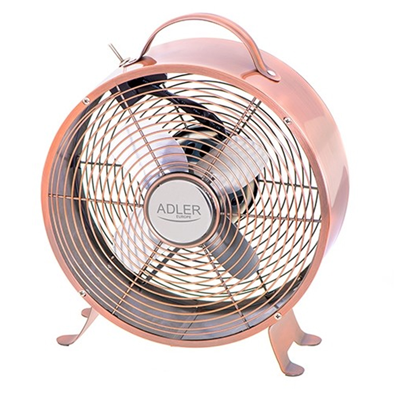 Adler asztali ventilátor rose gold színben (20 cm - 50 W)