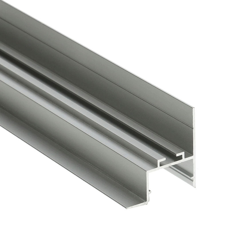 Recessed-7  gipszkartonba süllyeszthető alu profil, ezüst - LP307N