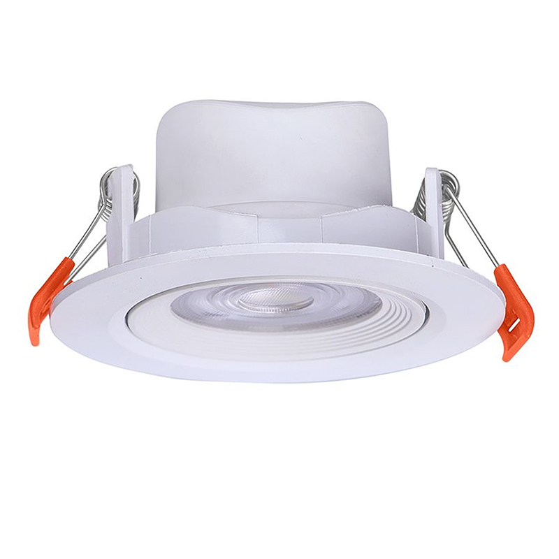 Szpot LED lámpa 7W (38°/510lm) állítható színhőmérséklet, kör, billenthető