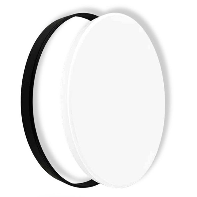 Mennyezeti LED lámpa, fehér és fekete kerettel (32W/2560lm) természetes fehér, IP44