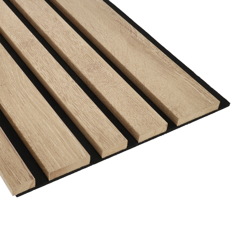 - Fa hatású, hangszigetelő lamella falburkolat, filc hátlappal, különböző szélességű lécekkel (260 cm x 30 cm x 1.7 cm) - natúr