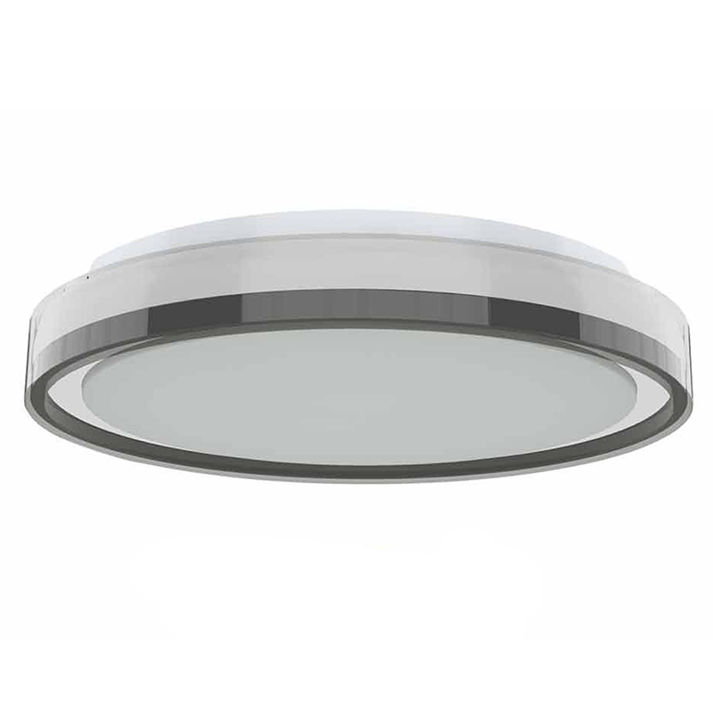 Mennyezeti DESIGN LED lámpa, kör alakú, (36W), RGB+CCT, dimmelhető, távirányítós