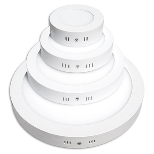 Pro falon kívüli kör LED panel (225 mm) 18W - meleg fehér