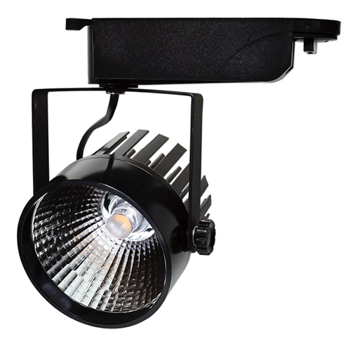 Sínes COB LED lámpa (1F) - 25W (24°) meleg fehér (fekete)