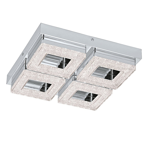 FRADELO mennyezeti LED lámpa (4x4W) kristály hatású