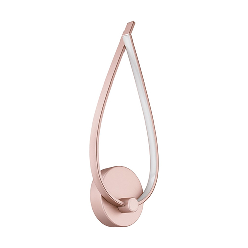 PALOZZA oldalfali dekor LED lámpa (11W) melegfehér, rose gold