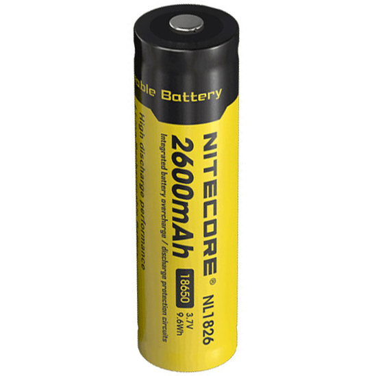 NL1826 Li-ion akkumulátor (18650 méret/ 2600 mAh)