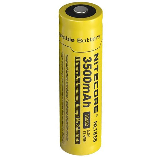 NL1835 Li-ion akkumulátor (18650 méret/ 3500 mAh)