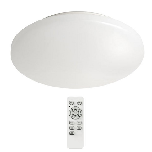 SANVI távirányítós LED lámpatest (16W) több színhőm+fényerő állítás