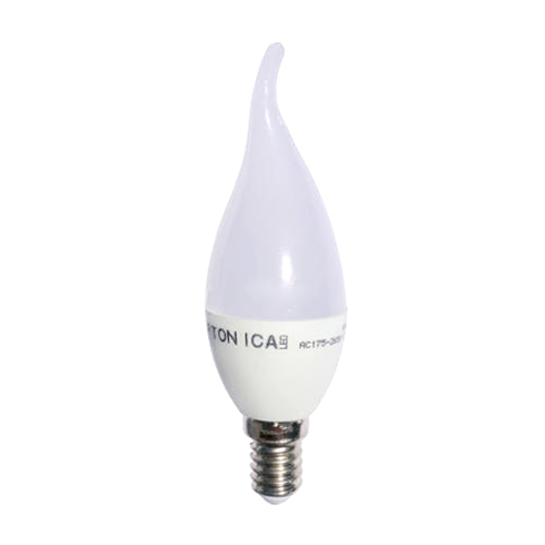 LED lámpa E14 (6W/180°) Láng - meleg fehér
