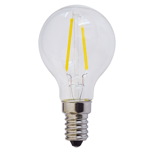 LED lámpa E14 Filament (2W/300°) Körte - meleg fehér