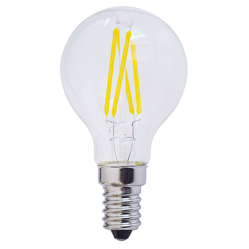 LED lámpa E14 Filament (4W/300°) Körte - meleg fehér