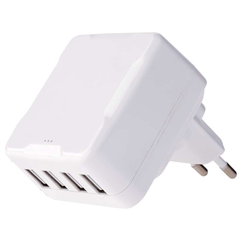 Univerzális USB smart töltő adapter, 4 portos (5V/6.8A)