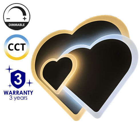 Coeur Mennyezeti LED lámpa (74W - 5180 lm) RF távirányítóval