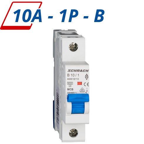 AMPARO kismegszakító (B - 10A) 1 pólusú