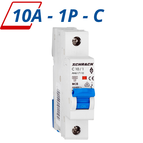 AMPARO kismegszakító (C - 10A) 1 pólusú