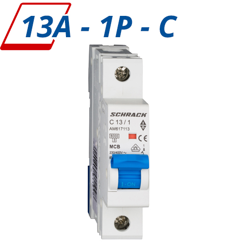 AMPARO kismegszakító (C - 13A) 1 pólusú