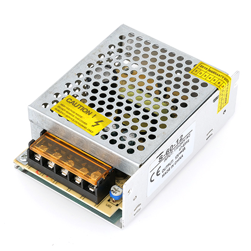 LED tápegység 12 Volt - fém házas, ipari (60W/5A)