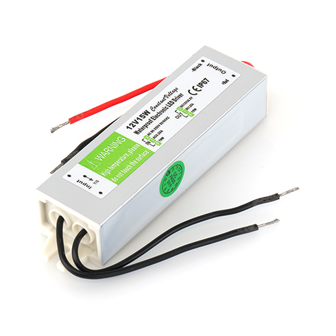 Vízálló LED tápegység 12 Volt (15W/1.25A) IP67