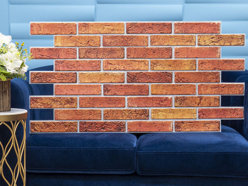 Flexpanel PVC falpanel - Tégla (piros tégla burkolat) Wall