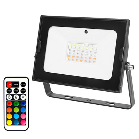 RGB LED reflektor (30W/120°) Infravörös távirányítóval