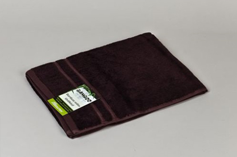 Bambuszos törölköző (50 x 100 cm) - Chocco, csokoládébarna