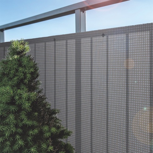 PVC belátásgátló fűzőlyukkal 85%, Technorattan ELEGANCE (1x3m) arany-ezüst