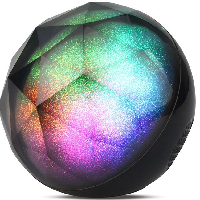 Bluetooth hangszóró Crystal, RGB, akkus USB asztali lámpa (3W) Kifutó!