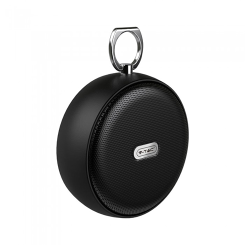 Kulcstartós Bluetooth hangszóró kihangosítóval Portable (4W) fekete Kifutó!