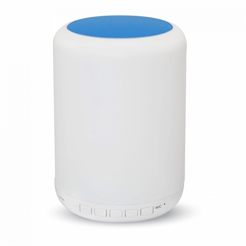 Bluetooth RGB+WW akkus USB asztali lámpa (5W) - kék