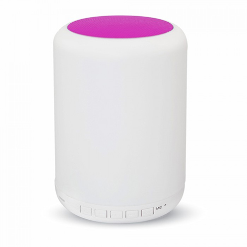 Bluetooth RGB+WW akkus USB asztali lámpa (5W) - pink
