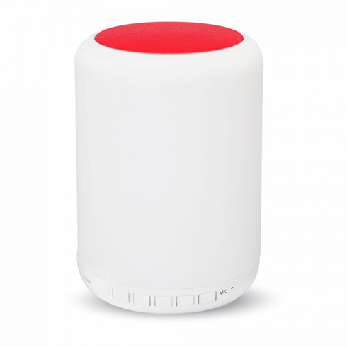 Bluetooth RGB+WW akkus USB asztali lámpa (5W) - piros