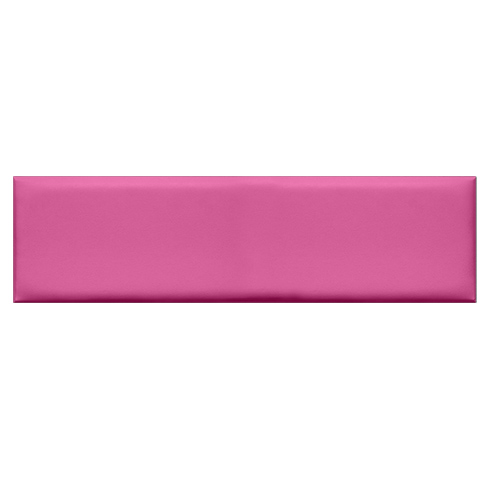 Ágytámla - fejvég bőrpanelből - Inka 821 Pink (25 x 100 cm)