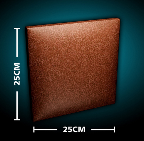 Kerma - Bőrpanel 25x25 cm (Egyedi szín)