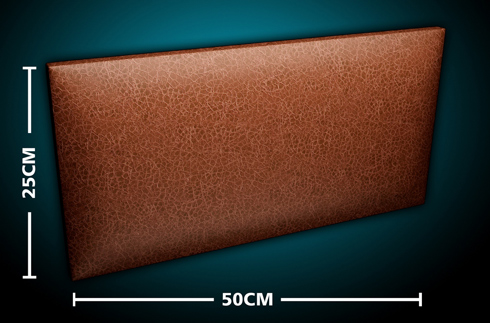 Kerma - Bőrpanel 25x50 cm (Egyedi szín)