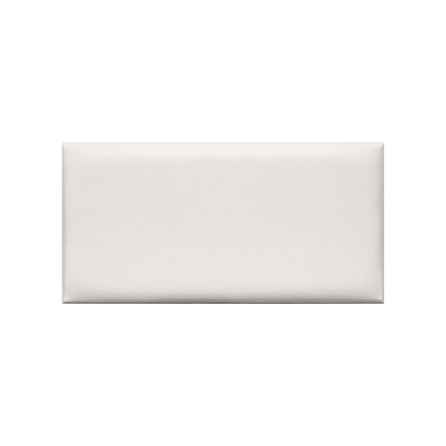 Bőr falpanel, bőrpanel, Melody-003 Törtfehér (12,5x25 cm)