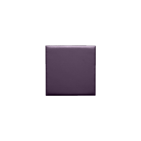 Bőr falpanel, bőrpanel, Inka 890 Lila (12,5x12,5 cm)