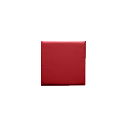 Bőr falpanel, bőrpanel, Inka 805 Vörös (12,5x12,5 cm)