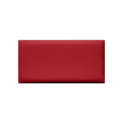 Bőr falpanel, bőrpanel, Inka 805 Vörös (12,5x25 cm)