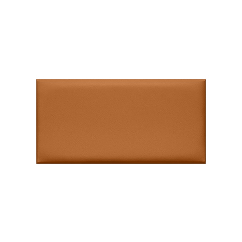 Bőr falpanel, bőrpanel, Kaiman-509 Karamellbarna (12,5x25 cm)