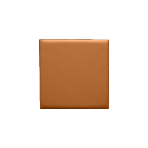 Bőr falpanel, bőrpanel, Kaiman-509 Karamellbarna (25x25 cm)