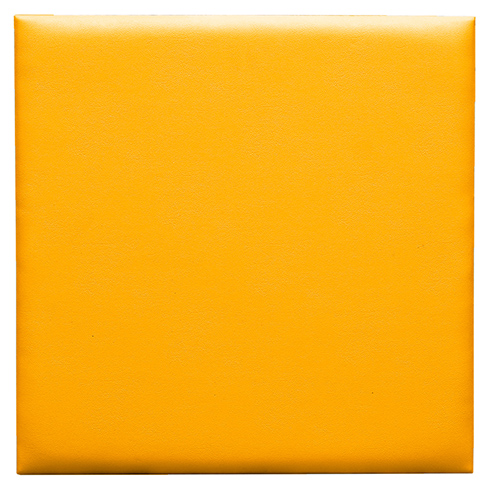 Bőr falpanel, bőrpanel, Inka 822 Érett citrom (50x50 cm)